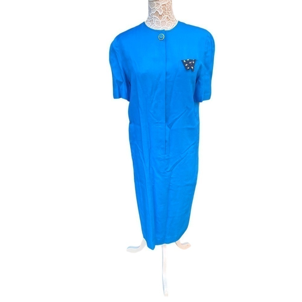 Liz Claiborne Dresses Vintage Peekaboo Pocket Midi Dress | Size:12